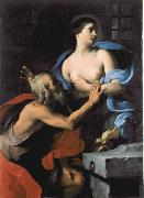 Giovanni Domenico Cerrini CaritaRomana oil painting reproduction